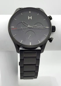 MVMT 28000232-D Men's Airhawk Stealth Black Chronograph Bracelet Watch 42mm - Picture 1 of 11