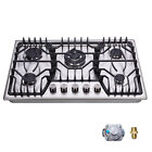 5 Burner Gas Cooktop 30 inch with Thermocouple Stainless Steel Gas Stove Top US