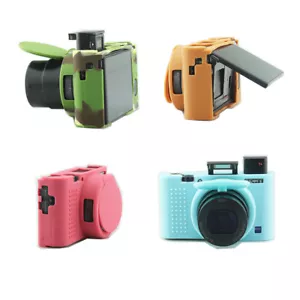 Funda protectora de goma para cuerpo de silicio con marco para cámara Sony RX100 3/4/5 - Imagen 1 de 23