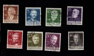 Berlin sc#9N84-5, 9N88-93 (1952-3) Used - Picture 1 of 1