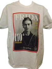 New Frida Kahlo 110TH Anniversary Adult Mens Sizes M-L-XL White Shirt