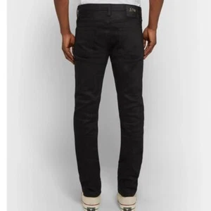 Jean Shop Jim Stretch Selvedge Jeans in Raw Black Size 33 - Picture 1 of 10