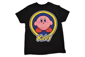 Kirby Little Boys Kirby Cartoon Graphic Black Shirt New Medium (5-6) - Picture 1 of 5