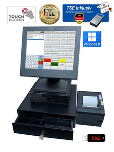 Touchscreen TSE Kasse | Kiosk | Bäckerei | Friseur | Imbiss | Laden | Windows 11 - Bild 1 von 10