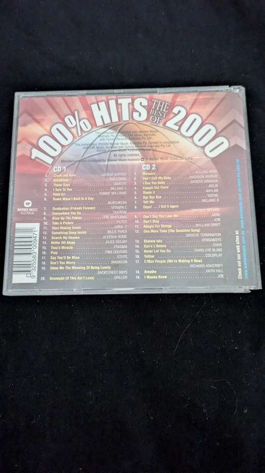 100% Hits The best of 2000 CD Album  2 cds - Image 1 of 1