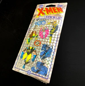 RARE! VINTAGE X-MEN XMEN MARVEL COMICS WOLVERINE vintage sticker prism prismatic - Picture 1 of 6
