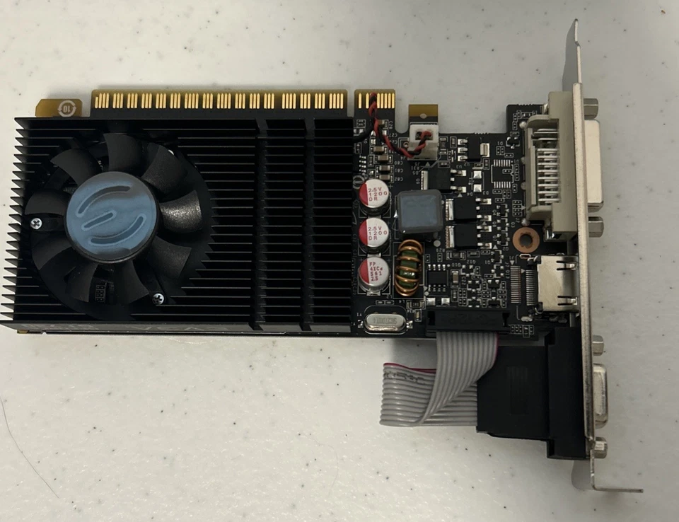 NVIDIA 01G-P3-2730-KR GeForce GT 730 EVGA 1GB DDR3 VGA DVI HDMI Graphics Card - Image 1 of 4