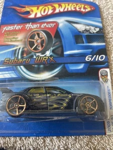 2005 Hot Wheels Faster Than Ever #46 First Editions-Torpedoes SUBARU WRX Black - Picture 1 of 4