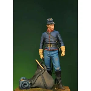 1/24 75mm Resin Model Kit American Civil War Federal Soldier Unpainted - Picture 1 of 1