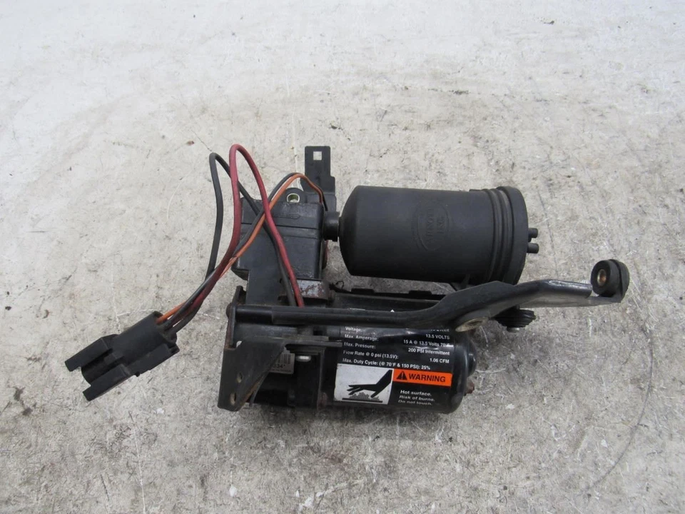 2002 Lincoln Navigator air ride suspension compressor pump assembly OEM 1 port Foto 1 de 4