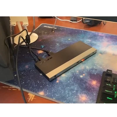 12-in-1 Triple Display Hub Laptop Docking Station HDMI Display Port VGA 100W PD - Image 1 of 4