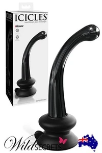 NEW Pipedream 6.1 inch Curved Glass Wand Massager, Sex Toy, Wild Secrets - Picture 1 of 6