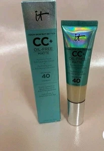 New! IT Neutral Tan Oil-Free Matte CC+ Full Coverage Cream - 1.08oz -  - Picture 1 of 3