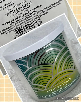 Bath & Body Works Large 3-Wick Scented Candle 14.5 oz Essential Oils and Soy Wax - Image 1 of 4