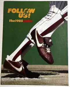 PHILADELPHIA PHILLIES ~ 1985 Saisonkarte und Fahrplanbroschüre - Bild 1 von 2