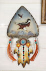 Ebros Eagle Soaring Over Mountains Dreamcatcher Beaded Lace Feather Headdress