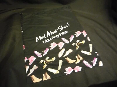 Bolso de zapatos Bloomingdale's Mad About Shoes de nailon con cordón 17" x 12" Foto 1 de 4