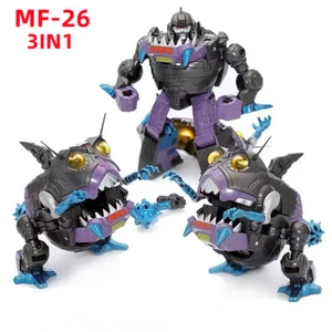 MFT MF-26 Sharkticon 3 IN 1 Metal Coating Action Figure Robot Collection Toys - Picture 1 of 6