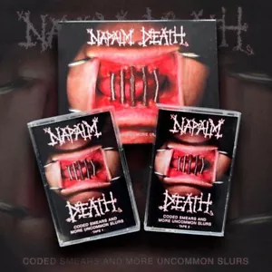 Napalm Death - coded smears and more uncommon slurs (double cassette tape), NEW - Bild 1 von 2