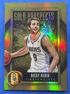 2013-14 Panini Gold Standard Prospects Ricky Rubio 38/49 #29 Timberwolves Cavs - Picture 1 of 3