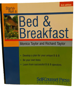 Bed Breakfast Start Run Business Paperback Monica Richard Taylor Develop Plan
