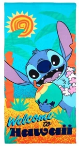 Lilo & Stitch Towel 70x140cm Beach Towel XXL Fast Dry - Picture 1 of 2