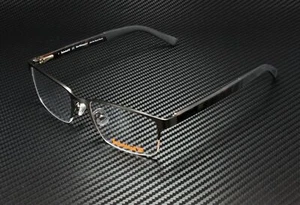 Timberland TB1585 009 Matte Gunmetal Clear Lens Metal 54 mm Men's Eyeglasses - Picture 1 of 5