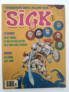 Sick Magazine ~ October 1977 ~ Volume 17 No 117 Similar to MAD Charlton - Picture 1 of 7