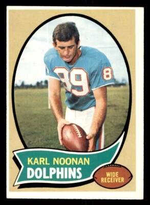 1970 Topps Football #223 Karl Noonan VG/EX - Image 1 of 2