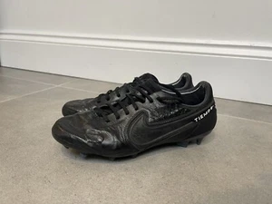 Nike Tiempo Legend Elite 9 FG Black Smoke Grey Blue Größe UK 5 US 5,5 CZ8482-001 - Bild 1 von 7