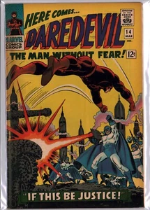 DAREDEVIL #14 with KA-ZAR John Romita Art (1966) Marvel Comics F (6.0) - Picture 1 of 1