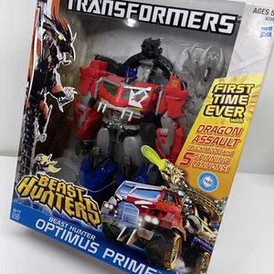 Transformers Prime BEAST HUNTER OPTIMUS PRIME w/ Dragon Assault Mode 2012 - NEW - Picture 1 of 22