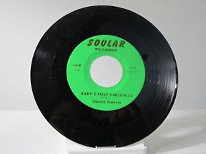 45 RECORD - CONNIE FRANCIS - BABY'S FIRST CHRISTMAS