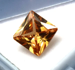 6.52 Ct Approx Natural Brown Zircon Radiant Cut Gemstone CGI Certified Cambodia - Picture 1 of 4