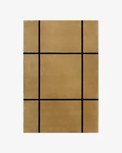Hand Tufted Pavilion-Yellow Color NK Woolen Rug For Bedroom Living Room Rug - Picture 1 of 4