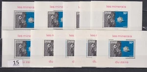 / 10X ZAIRE - MNH - MINERALS - DIAMOND - Picture 1 of 1