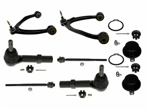 MOOG Front Upper Control Arms Lower Ball Joints Kit Tie Rods Complete Set of 8 - Picture 1 of 6