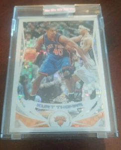 2004-05 Kurt Thomas Topps cromo sin circular Xfractor #82 #001/110 = 1/1 Knicks - Imagen 1 de 3