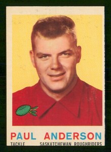 PAUL ANDERSON 1959 TOPPS CFL 59 NO 87 EX  34120