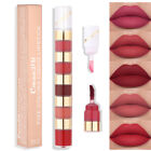 5 In 1 Matte Lipstick Kit Combo Strip Velvet Sexy Red Lip Makeup Lips Set