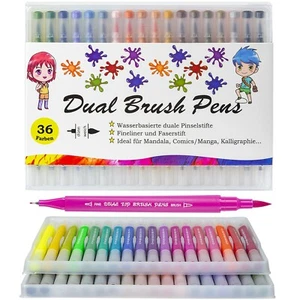 Pinselstifte Set 36 Aquarell Farben Kalligraphie Hand Lettering Bullet Journal - Bild 1 von 9