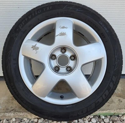 1 original VW Polo 9N 15 Zoll Alufelge 6x15 ET43, 6Q0601025L, Melbourne, 195/55 - Bild 1 von 4