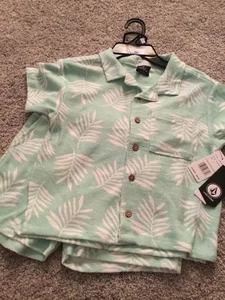 boys volcom terry cloth short set NWT - Picture 1 of 8