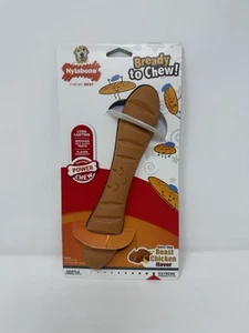 Nylabone Power Chew Baguette Dog Toy Bistro-Style Roast Chicken, Large - Picture 1 of 2