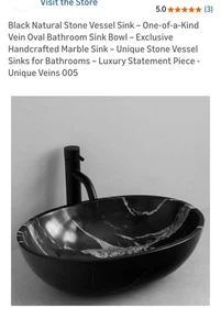 Miduso Marble Bathroom Sink -  Custom marble sink - Fine Lines - Picture 1 of 10