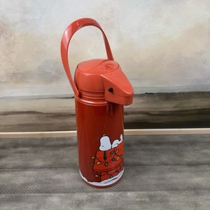 Williams Sonoma Peanuts Snoopy Navidad Jarra Térmica Raspada Raro Hallazgo - Imagen 1 de 17