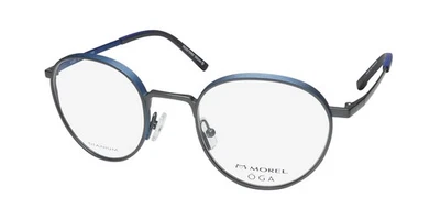 NUEVAS GAFAS MOREL OGA 10162O FRANCIA OVALADAS BORDE COMPLETO TITANIO PARA HOMBRE GB02 48-22-145 Foto 1 de 4
