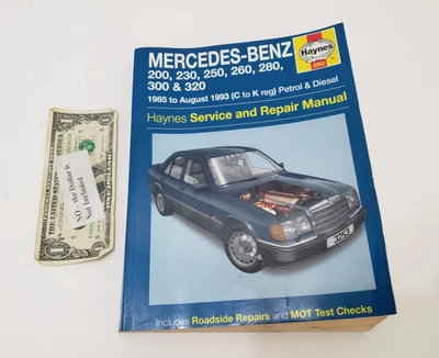 Haynes - Mercedes-Benz 200 230 300 gasolina y diésel (85 - ago 93) manual de reparación Foto 1 de 4