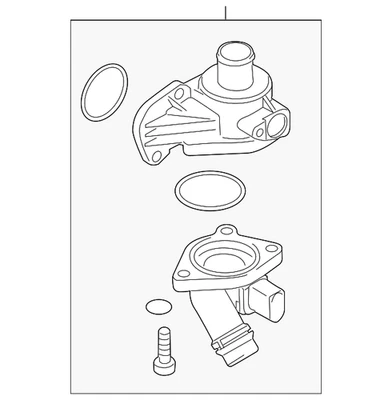 Unidad Termostato Original Audi 06F-121-111-F Foto 1 de 3