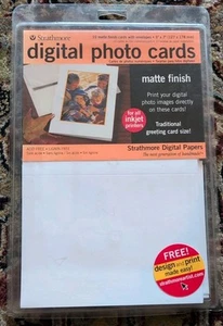 Strathmore Digital Photo Cards ,10 Matte Finish With Envelopes - Picture 1 of 2